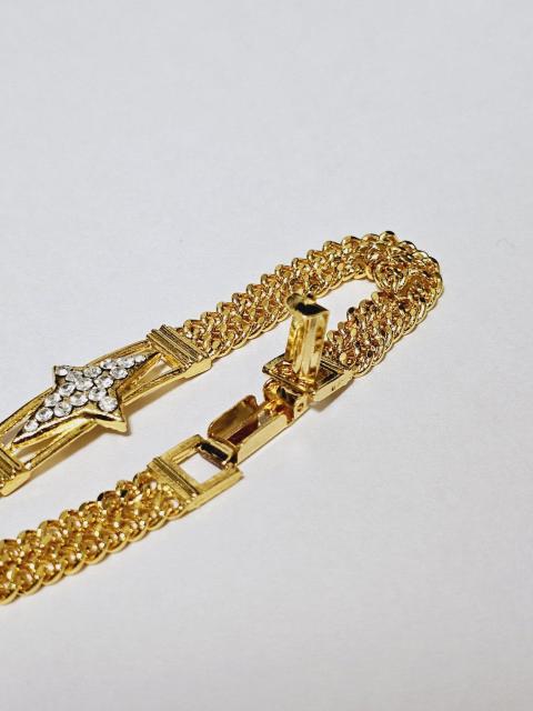 (200) ダイヤ型ラインストーン GOLD喜平チェーン ブレスレット < 女性アクセサリー/時計 (200) ダイヤ型ラインストーン GOLD喜平チェーン ブレスレット < 女性アクセサリー/時計の