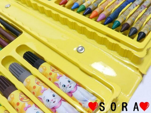 ディズニー【マリー】バッグ型♪68種類 文房具 ステーショナリー お絵かきセット < アニメ/コミック/キャラクター ディズニー【マリー】バッグ型♪68種類 文房具 ステーショナリー お絵かきセット < アニメ/コミック/キャラクターの