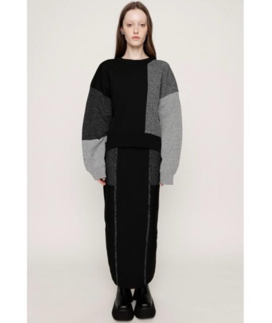 SLY BLOCKING I LINE KNIT SK  uh 