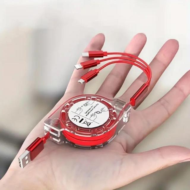 超お買い得590円★MFI 3-in-1 USB充電ケーブル   USBデバイスに対応するユニバーサルポータブル充電器 レッド < 家電/AV  超お買い得590円★MFI 3-in-1 USB充電ケーブル   USBデバイスに対応するユニバーサルポータブル充電器 レッド < 家電/AVの