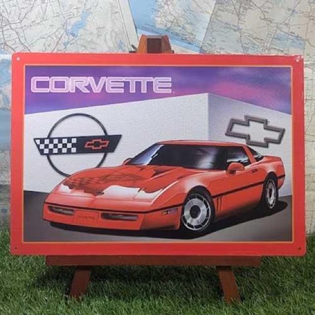 新品【ブリキ看板】Chevrolet Corvette/シボレー・コルベット C4 < ホビー  新品【ブリキ看板】Chevrolet Corvette/シボレー・コルベット C4  < ホビーの