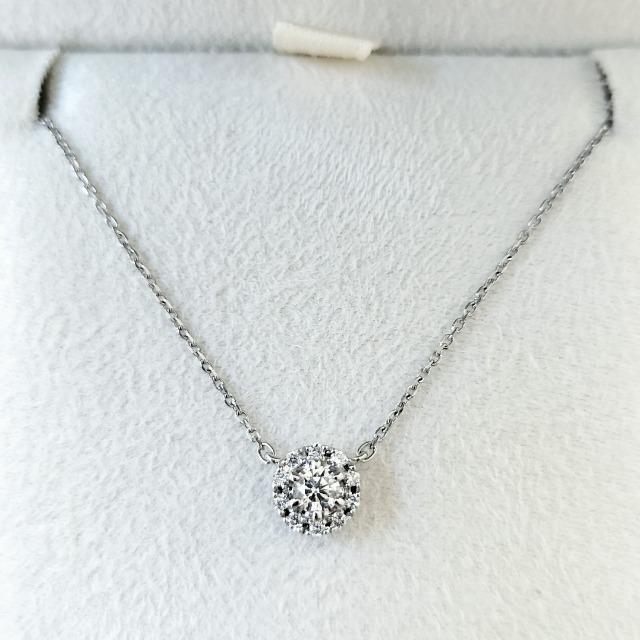 4℃プレジェンス ダイヤモンド ネックレス Pt850 0.108ct 鑑定カード付き < ブランド  4℃プレジェンス ダイヤモンド ネックレス Pt850 0.108ct 鑑定カード付き  < ブランドの