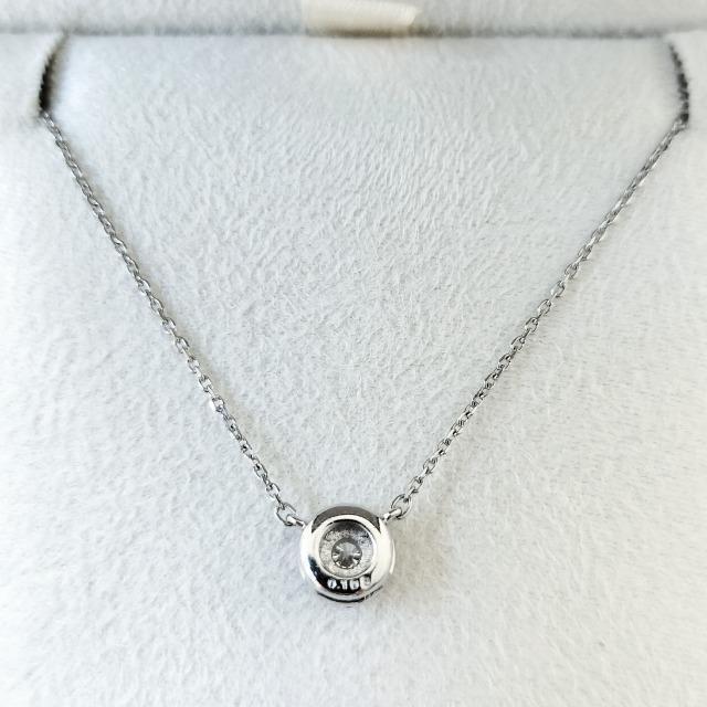 4℃プレジェンス ダイヤモンド ネックレス Pt850 0.108ct 鑑定カード付き < ブランド  4℃プレジェンス ダイヤモンド ネックレス Pt850 0.108ct 鑑定カード付き < ブランドの