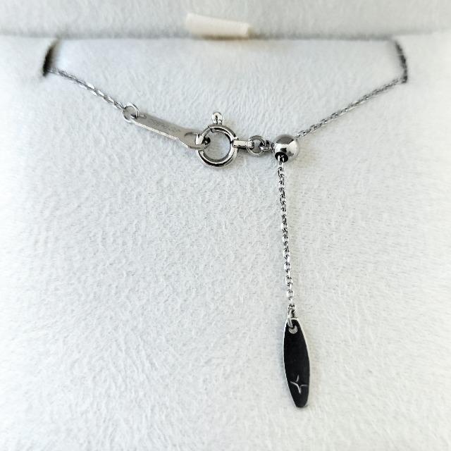 4℃プレジェンス ダイヤモンド ネックレス Pt850 0.108ct 鑑定カード付き < ブランド  4℃プレジェンス ダイヤモンド ネックレス Pt850 0.108ct 鑑定カード付き < ブランドの