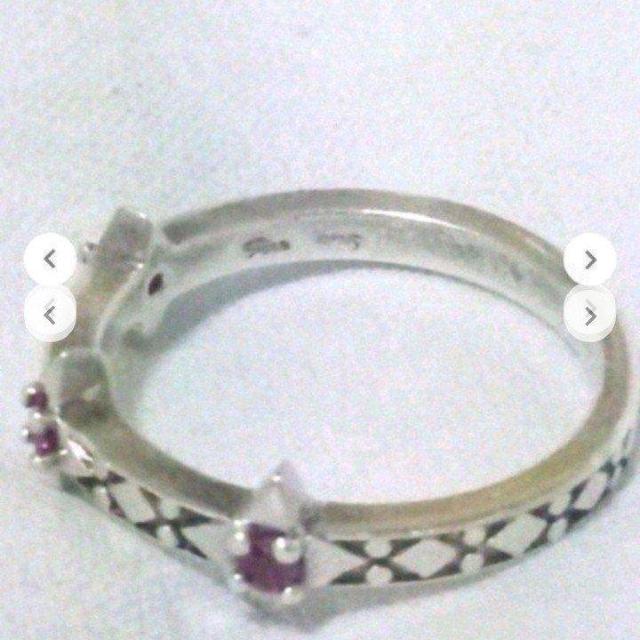 スタージュエリー【STAR JEWELRY】SV 925<ストーン/スリースター/星>リング 11号 < ブランド スタージュエリー【STAR JEWELRY】SV 925<ストーン/スリースター/星>リング 11号 < ブランドの