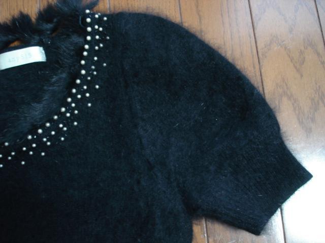 ★anysis エニィシィス ファー&パール付きアンゴラニット★クローゼット整理価格! < ブランド  ★anysis エニィシィス ファー&パール付きアンゴラニット★クローゼット整理価格! < ブランドの