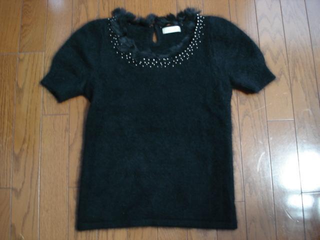 ★anysis エニィシィス ファー&パール付きアンゴラニット★クローゼット整理価格! < ブランド  ★anysis エニィシィス ファー&パール付きアンゴラニット★クローゼット整理価格! < ブランドの