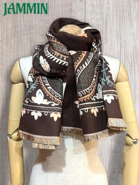 ペーズリー柄カシミヤストール ストール マフラー アジアン 男女兼用 カシミア < 女性ファッション  ペーズリー柄カシミヤストール ストール マフラー アジアン 男女兼用 カシミア < 女性ファッションの