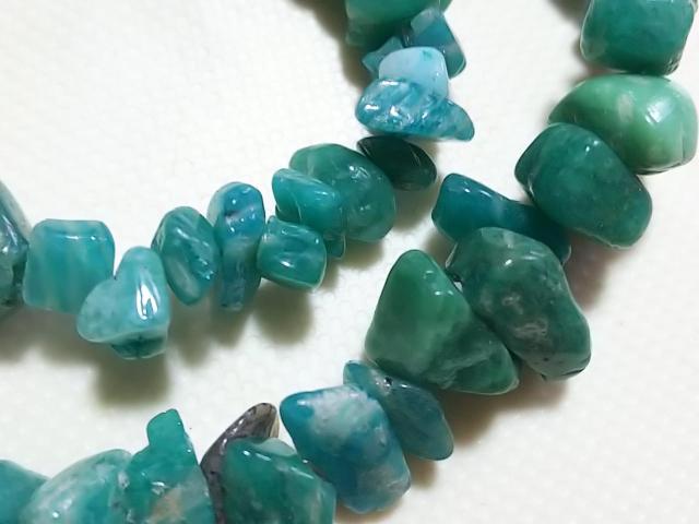 お得意さま感謝Day★天然石★ロシアンアマゾナイト さざれ 1連 < 女性アクセサリー/時計 お得意さま感謝Day★天然石★ロシアンアマゾナイト さざれ 1連 < 女性アクセサリー/時計の