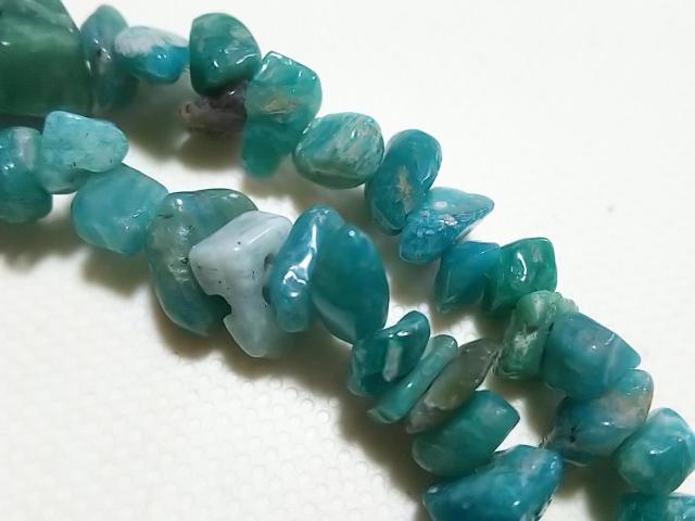 お得意さま感謝Day★天然石★ロシアンアマゾナイト さざれ 1連 < 女性アクセサリー/時計 お得意さま感謝Day★天然石★ロシアンアマゾナイト さざれ 1連 < 女性アクセサリー/時計の