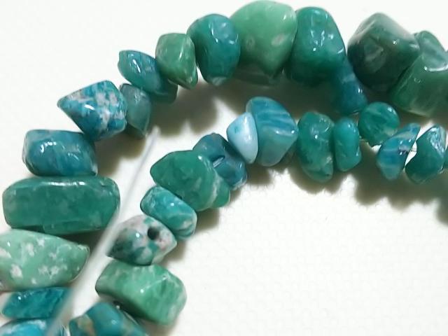 お得意さま感謝Day★天然石★ロシアンアマゾナイト さざれ 1連 < 女性アクセサリー/時計 お得意さま感謝Day★天然石★ロシアンアマゾナイト さざれ 1連 < 女性アクセサリー/時計の