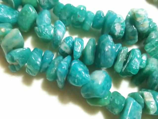 お得意さま感謝Day★天然石★ロシアンアマゾナイト さざれ 1連 < 女性アクセサリー/時計 お得意さま感謝Day★天然石★ロシアンアマゾナイト さざれ 1連 < 女性アクセサリー/時計の