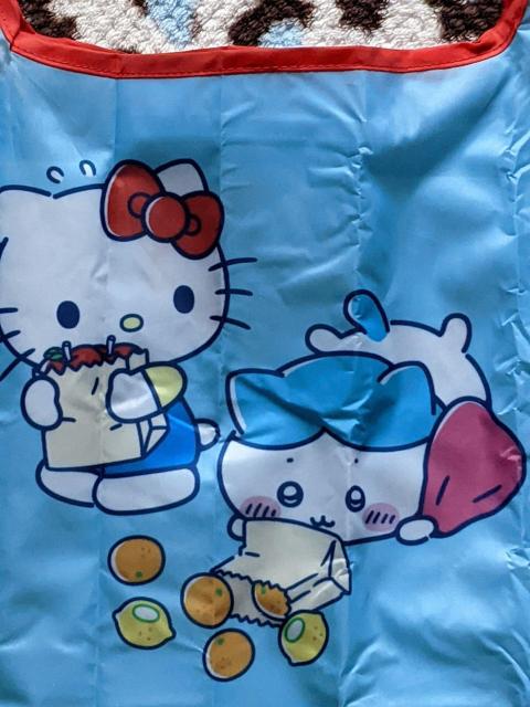 ちいかわ×サンリオキャラクターズエコバッグ(ハチワレ×キティ) ブルー < アニメ/コミック/キャラクター ちいかわ×サンリオキャラクターズエコバッグ(ハチワレ×キティ) ブルー < アニメ/コミック/キャラクターの