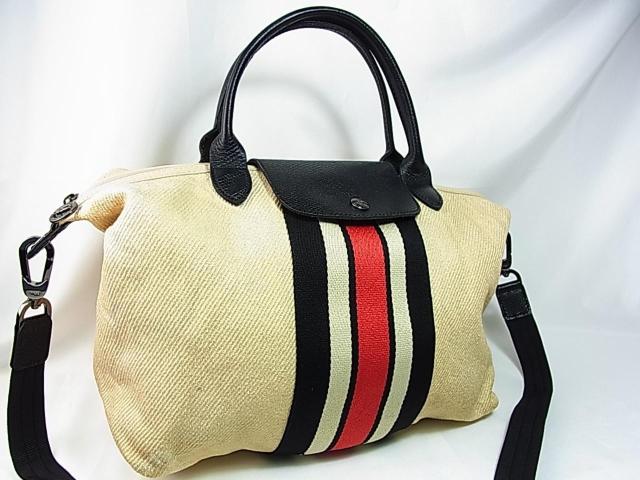 500�~�X�^�y���K�zLONGCHAMP �����V���� �L�����o�X�~���U�[ 2WAY �n���h���V�����_�[�o�b�O �� �u�����h�� 