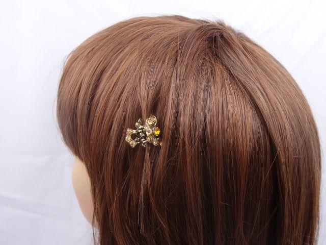 ラインストーンクリップ(S)オレンジ 1318 < 女性アクセサリー/時計 ラインストーンクリップ(S)オレンジ 1318 < 女性アクセサリー/時計の