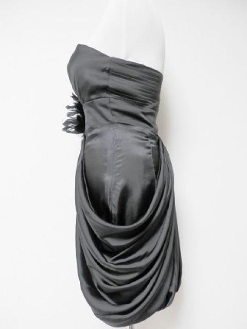 高級フェザーミディアムエレガント黒ワンピドレスパーティー < 女性ファッション  高級フェザーミディアムエレガント黒ワンピドレスパーティー < 女性ファッションの