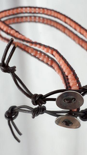 6★天然石★ジェイド2重ラップブレスレット★本革☆ < 女性アクセサリー/時計 6★天然石★ジェイド2重ラップブレスレット★本革☆ < 女性アクセサリー/時計の