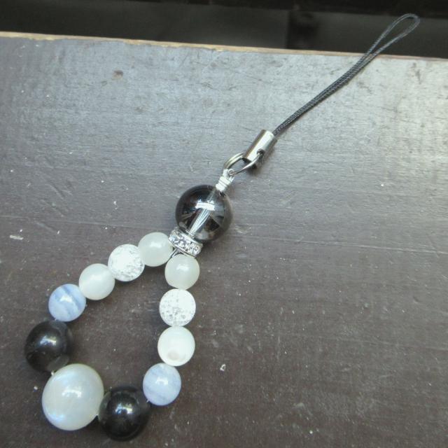 レインボームーンストーンxオブシディアンxプラチナオーラ < 家電/AV レインボームーンストーンxオブシディアンxプラチナオーラ < 家電/AVの