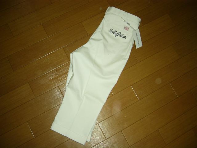新品 WACKO MARIA ワコマリア 7分丈TCパンツ S 白チノ < ブランド 新品 WACKO MARIA ワコマリア 7分丈TCパンツ S 白チノ < ブランドの