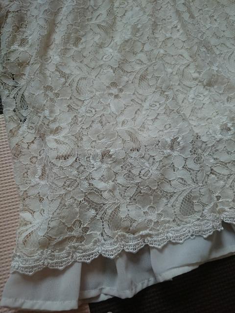 Flor by Rew de Rew☆重ねレースデザイントップス★総レース×ふんわりシフォン☆ < 女性ファッション  Flor by Rew de Rew☆重ねレースデザイントップス★総レース×ふんわりシフォン☆ < 女性ファッションの