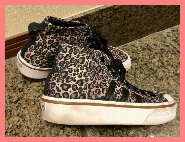 アディダス☆美品レア☆ニッツァレオパードヒョウ柄厚底ハイカットスニーカー24.5 < ブランド アディダス☆美品レア☆ニッツァレオパードヒョウ柄厚底ハイカットスニーカー24.5 < ブランドの