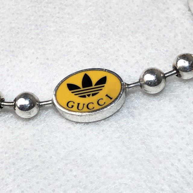 【レア】GUCCI グッチ ブレスレット アディダス コラボ スターリングシルバー SV925 Ag925 < ブランド 【レア】GUCCI グッチ ブレスレット アディダス コラボ スターリングシルバー SV925 Ag925 < ブランドの