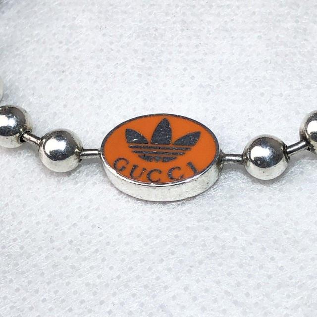 【レア】GUCCI グッチ ブレスレット アディダス コラボ スターリングシルバー SV925 Ag925 < ブランド 【レア】GUCCI グッチ ブレスレット アディダス コラボ スターリングシルバー SV925 Ag925 < ブランドの