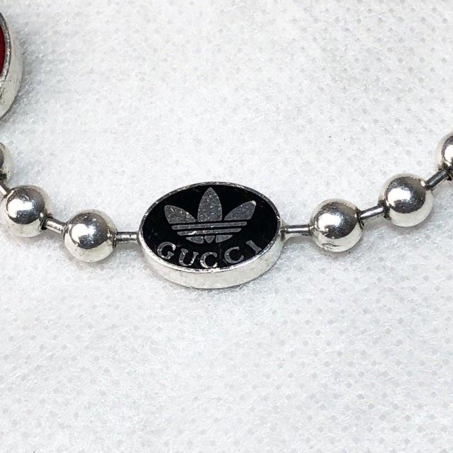 【レア】GUCCI グッチ ブレスレット アディダス コラボ スターリングシルバー SV925 Ag925 < ブランド 【レア】GUCCI グッチ ブレスレット アディダス コラボ スターリングシルバー SV925 Ag925 < ブランドの