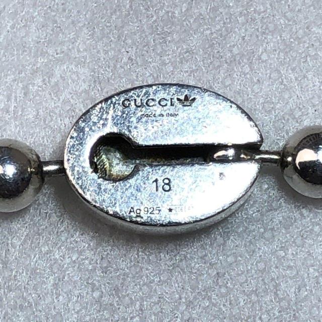 【レア】GUCCI グッチ ブレスレット アディダス コラボ スターリングシルバー SV925 Ag925 < ブランド 【レア】GUCCI グッチ ブレスレット アディダス コラボ スターリングシルバー SV925 Ag925 < ブランドの