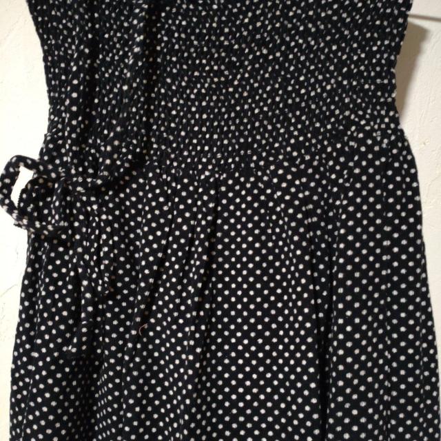 ブラックドット柄キャミソールワンピース < 女性ファッション ブラックドット柄キャミソールワンピース < 女性ファッションの