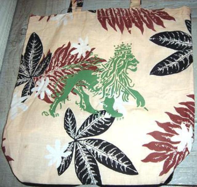 Jah Lion Eco Bag eBA GR g[g obO  jt@bV 