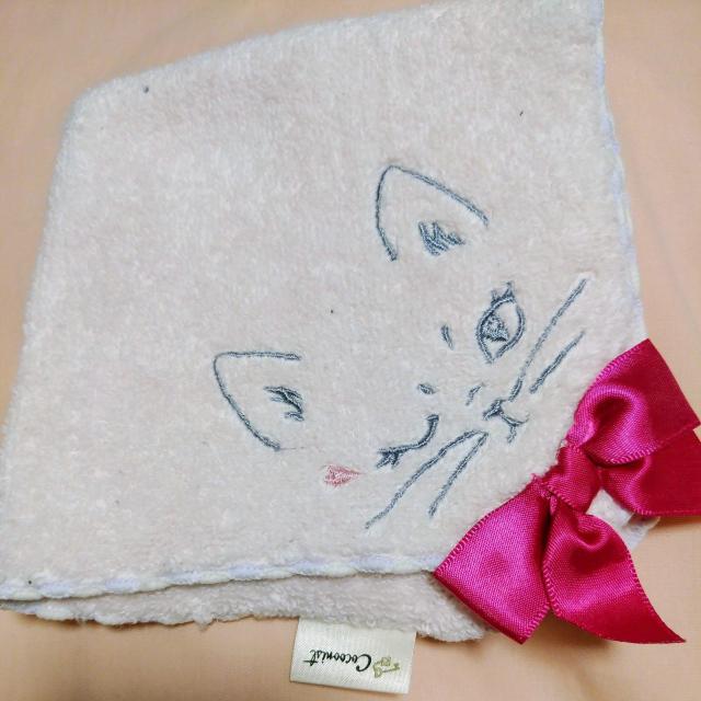 薄いピンク ミニサイズタオルハンカチ < 女性ファッション  薄いピンク ミニサイズタオルハンカチ  < 女性ファッションの