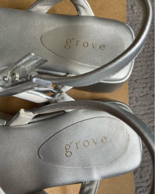 ���i�@grove �O���[�u�@���f�B�[�X�@�����@�X�g���b�v�T���_���@�S���d�l�@�V���o�[�@L�T�C�Y�@24�`24.5 ����@1��̂ݒ��p