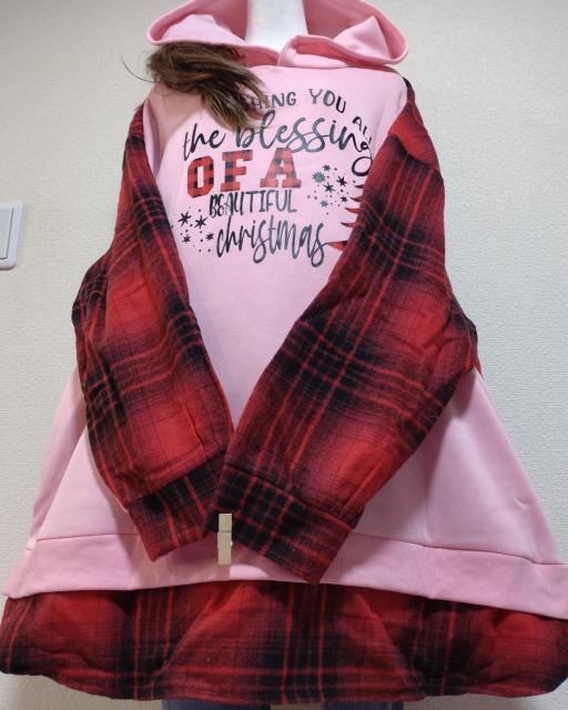 新品6L〜8L★裏起毛★異素材切り替えパーカー < 女性ファッション 新品6L〜8L★裏起毛★異素材切り替えパーカー < 女性ファッションの