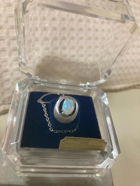 1649.未使用☆シルバーとオパールのネクタイピン < 男性アクセサリー/時計  1649.未使用☆シルバーとオパールのネクタイピン  < 男性アクセサリー/時計の