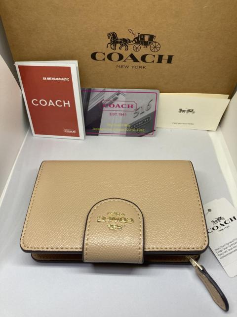 COACH コーチ C6390 二つ折り財布 クロスグレイン ミディアム コーナージップ ウォレット トープ < ブランド  COACH コーチ C6390 二つ折り財布 クロスグレイン ミディアム コーナージップ ウォレット トープ < ブランドの