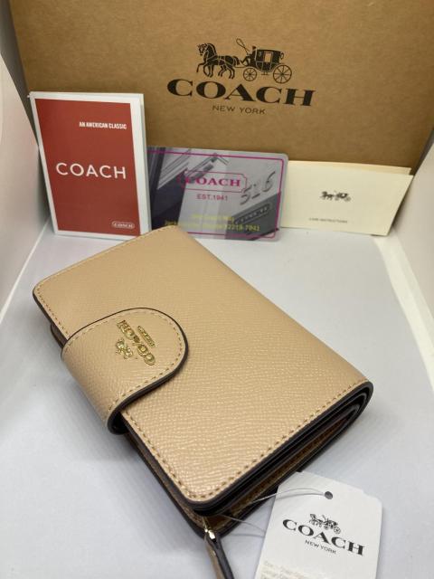COACH コーチ C6390 二つ折り財布 クロスグレイン ミディアム コーナージップ ウォレット トープ < ブランド  COACH コーチ C6390 二つ折り財布 クロスグレイン ミディアム コーナージップ ウォレット トープ < ブランドの