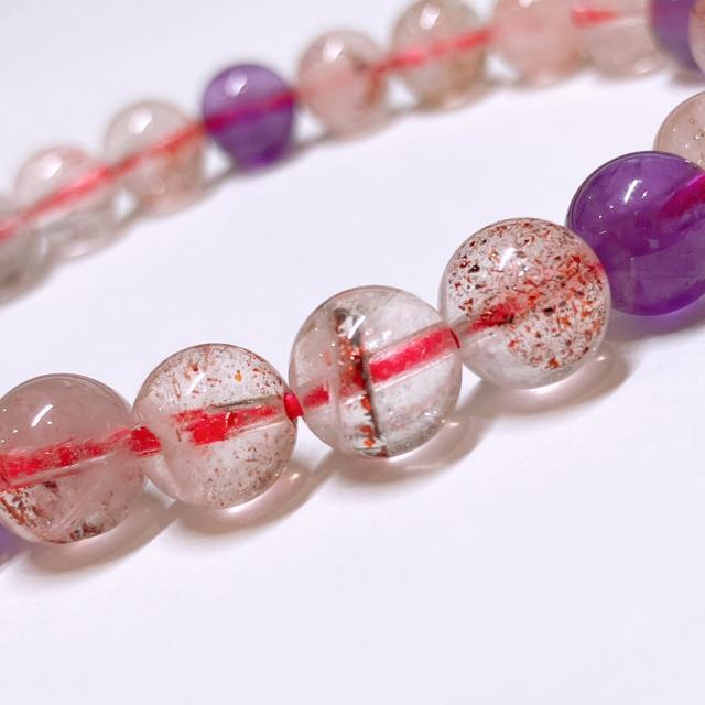 《No.508》スーパーセブンブレスレット@ 7.8o珠 内径15.5p < 女性アクセサリー/時計  《No.508》スーパーセブンブレスレット@ 7.8o珠 内径15.5p  < 女性アクセサリー/時計の