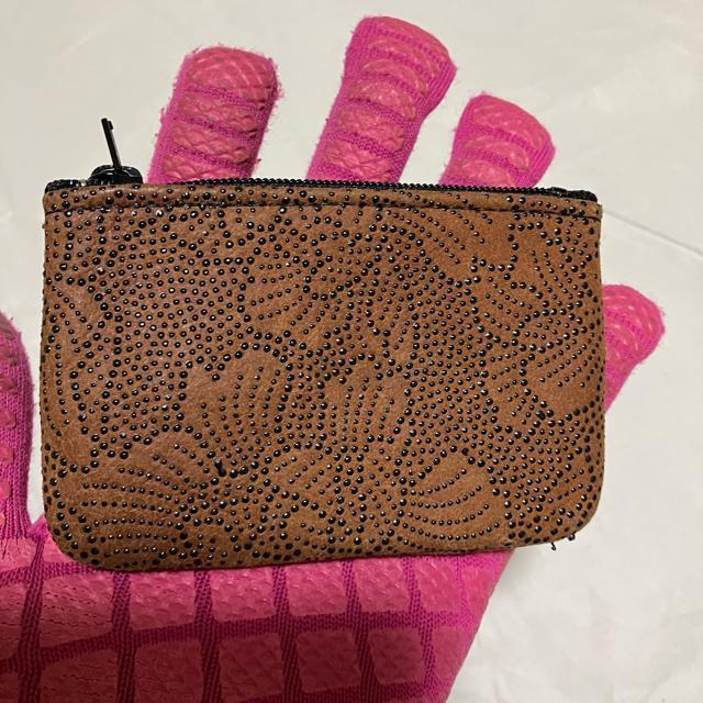 【美品】【甲斐特産】【甲州印伝】 鹿皮 / コインケース (茶) 小銭入れ < 女性ファッション 【美品】【甲斐特産】【甲州印伝】 鹿皮 / コインケース (茶) 小銭入れ < 女性ファッションの