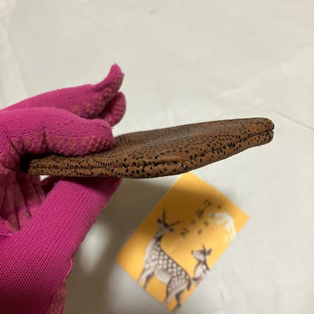 【美品】【甲斐特産】【甲州印伝】 鹿皮 / コインケース (茶) 小銭入れ < 女性ファッション 【美品】【甲斐特産】【甲州印伝】 鹿皮 / コインケース (茶) 小銭入れ < 女性ファッションの