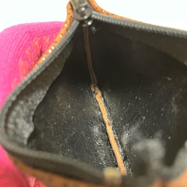 【美品】【甲斐特産】【甲州印伝】 鹿皮 / コインケース (茶) 小銭入れ < 女性ファッション 【美品】【甲斐特産】【甲州印伝】 鹿皮 / コインケース (茶) 小銭入れ < 女性ファッションの