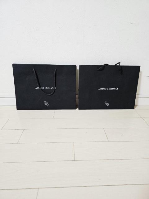 (16) ARMANI EXCHANGE ショップ袋 小2枚21.5×28.5 < ブランド  (16) ARMANI EXCHANGE ショップ袋 小2枚21.5×28.5  < ブランドの