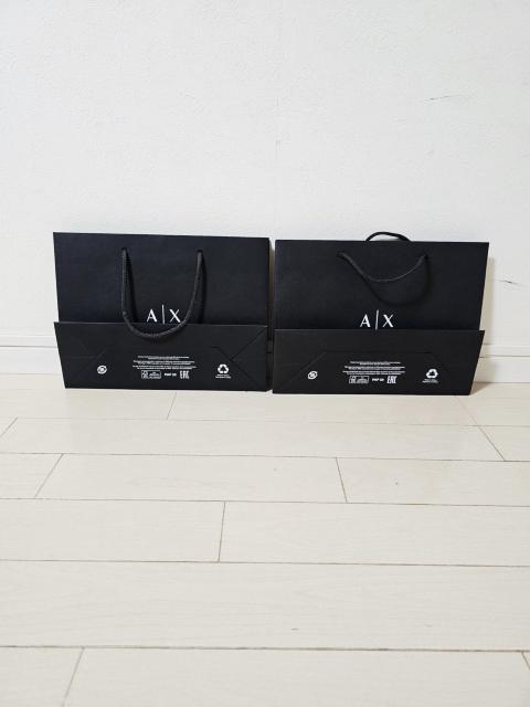 (16) ARMANI EXCHANGE ショップ袋 小2枚21.5×28.5 < ブランド  (16) ARMANI EXCHANGE ショップ袋 小2枚21.5×28.5 < ブランドの