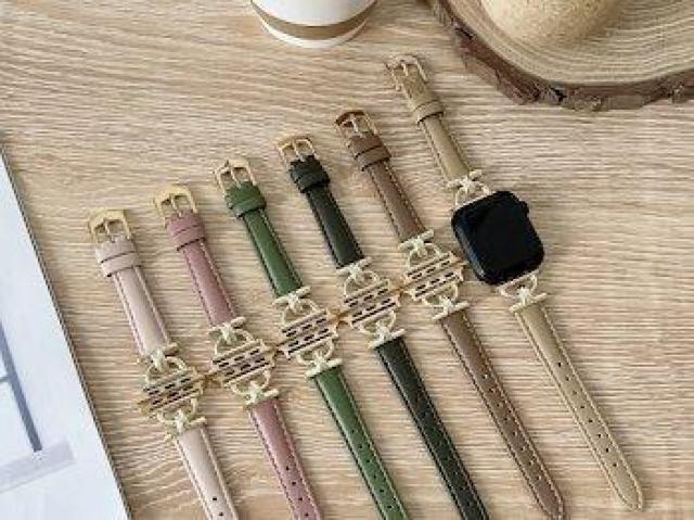 Apple Watch アップル ウォッチ フェイクレザー ブレスレット バンド 42/44/45mm < 女性アクセサリー/時計 Apple Watch アップル ウォッチ フェイクレザー ブレスレット バンド 42/44/45mm < 女性アクセサリー/時計の