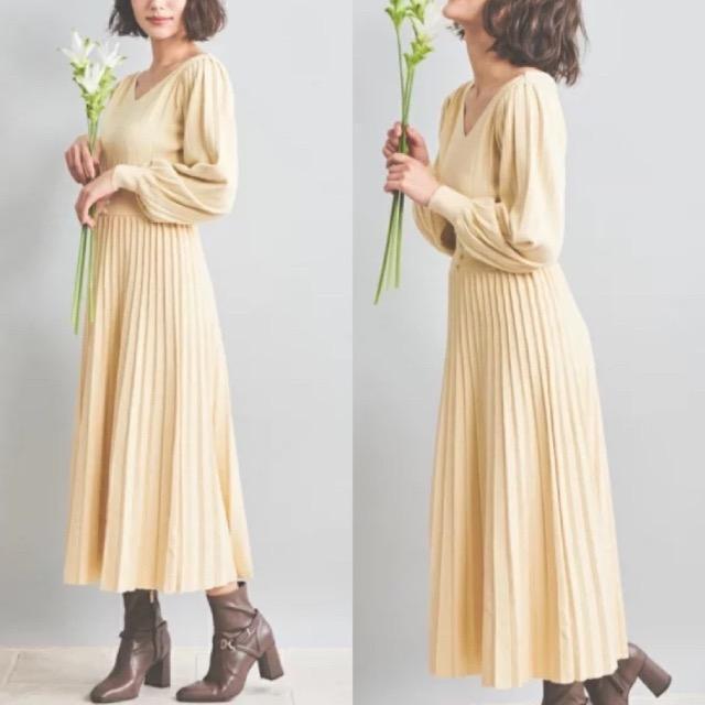 Noela★プリーツニットワンピース★ < ブランド Noela★プリーツニットワンピース★ < ブランドの