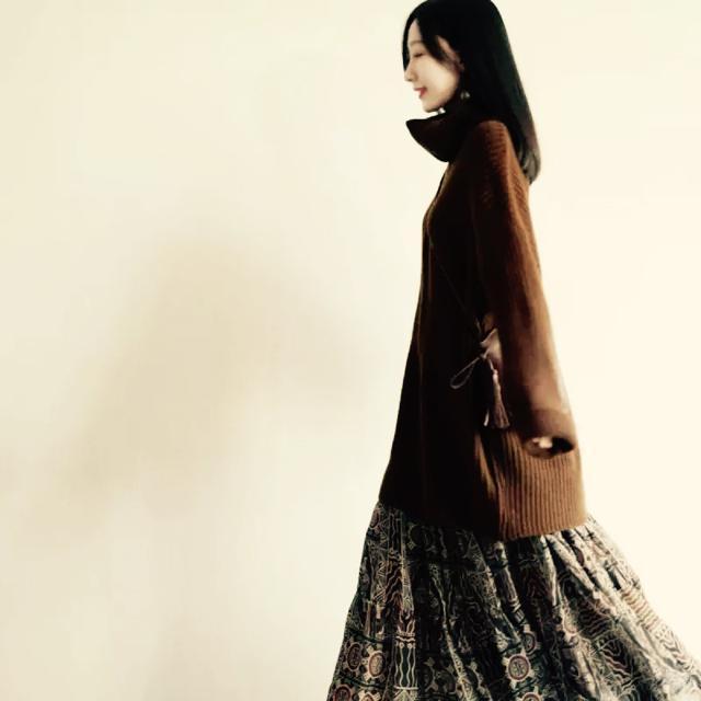 ���n�t���@�t���A�X�J�[�g  �C���f�B�A�����@�傫���T�C�Y �� �����t�@�b�V������ 