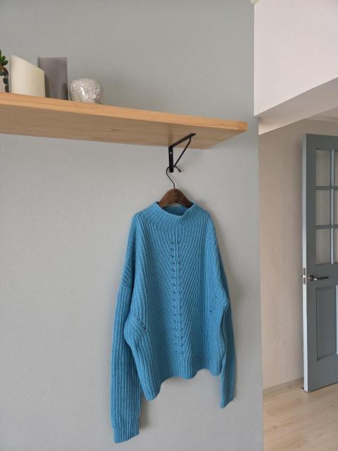 h.bisニット★定価3万♪スカイブルーの日本製ニット♪ < ブランド h.bisニット★定価3万♪スカイブルーの日本製ニット♪ < ブランドの