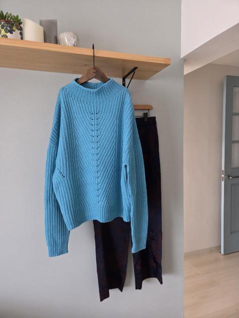 h.bisニット★定価3万♪スカイブルーの日本製ニット♪ < ブランド h.bisニット★定価3万♪スカイブルーの日本製ニット♪ < ブランドの