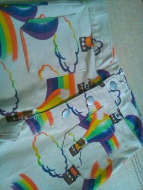 ●BACK ALLEY● 気球ストレッチパンツ 男女120未使用 < ブランド ●BACK ALLEY● 気球ストレッチパンツ 男女120未使用 < ブランドの