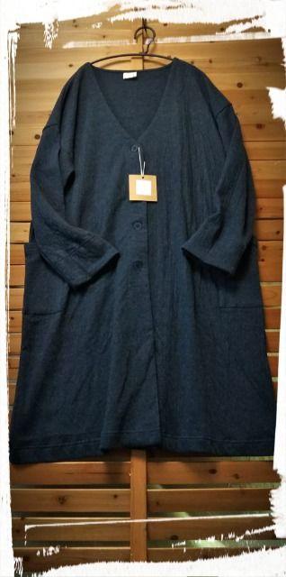 *柔らかコットンニット ゆるりカーデコート*新品 チャコールグレー < 女性ファッション *柔らかコットンニット ゆるりカーデコート*新品 チャコールグレー < 女性ファッションの